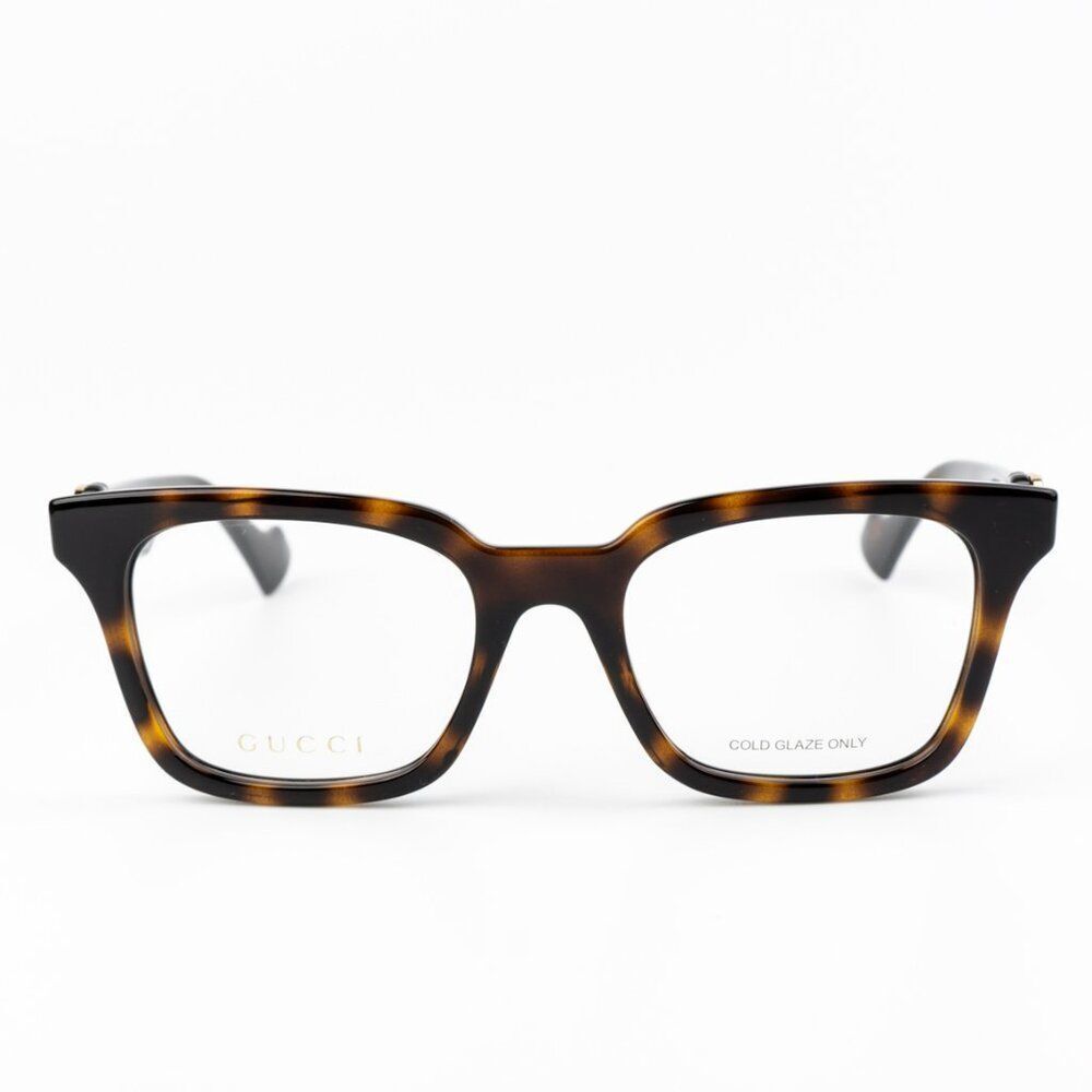 NEW Gucci GG1728O 002 Havana Square Women Eyeglasses